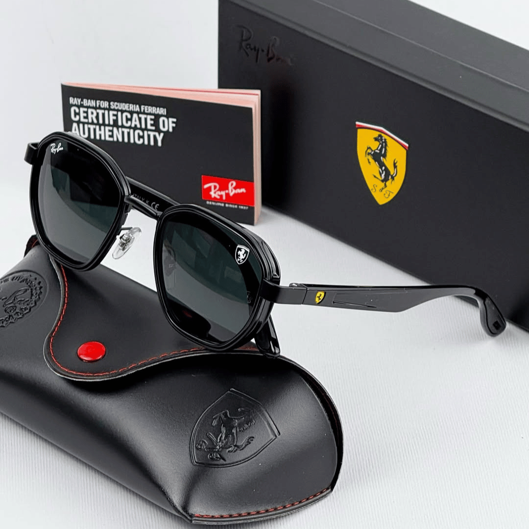 Óculos De Sol Ray-Ban Ferrari - COM 1 ANO DE GARANTIA - APENAS 19 UNID