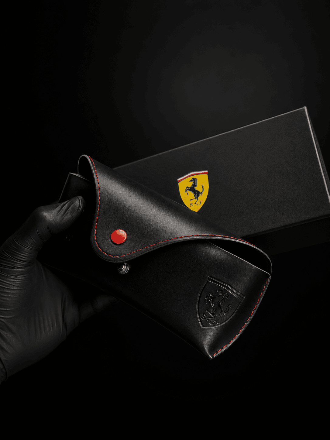 ESTOJO ORIGINAL FERRARI RAYBAN - EMBALAGEM PREMIUM