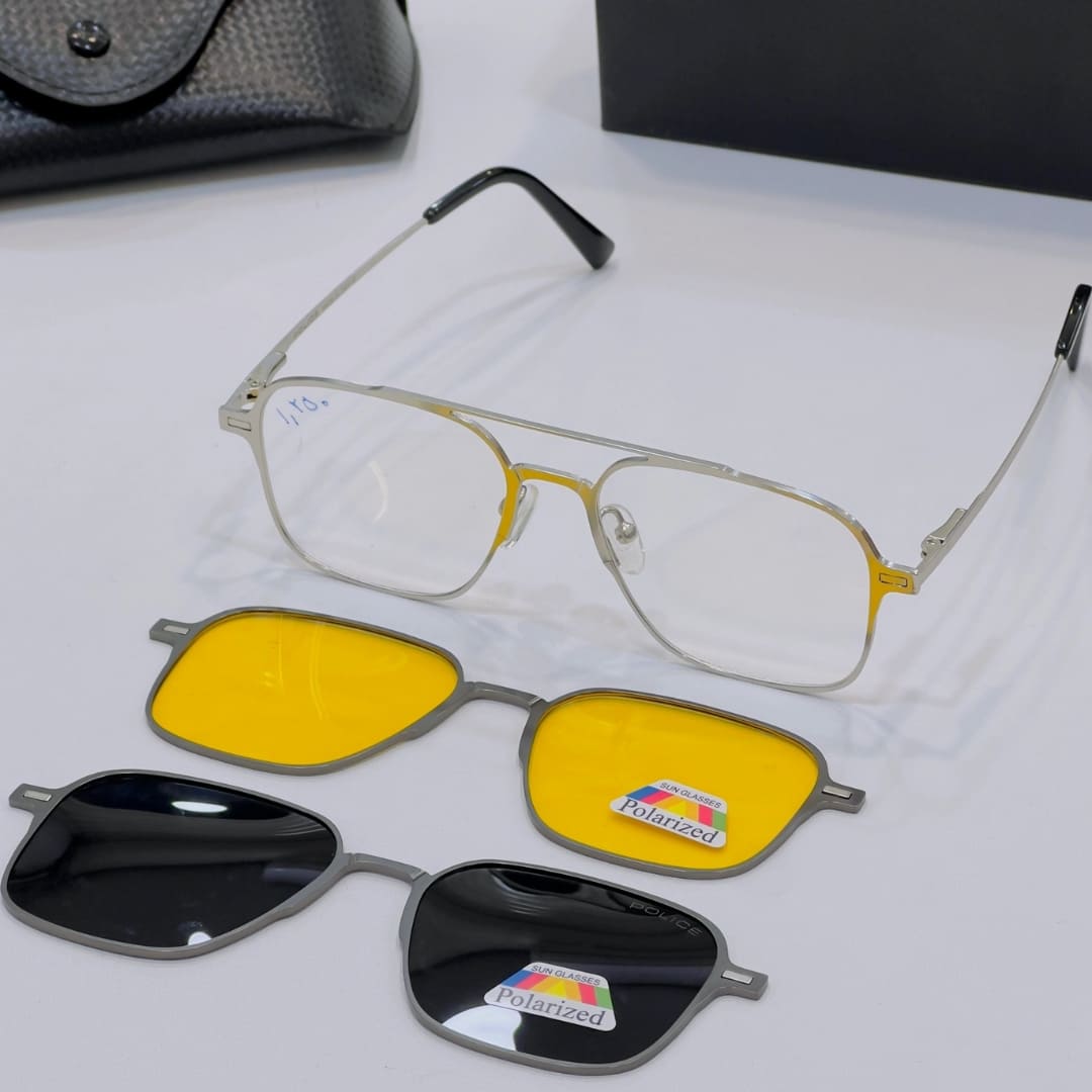 óculos magnético 3 em 1 da Ray-Ban com 1 ano de garantia