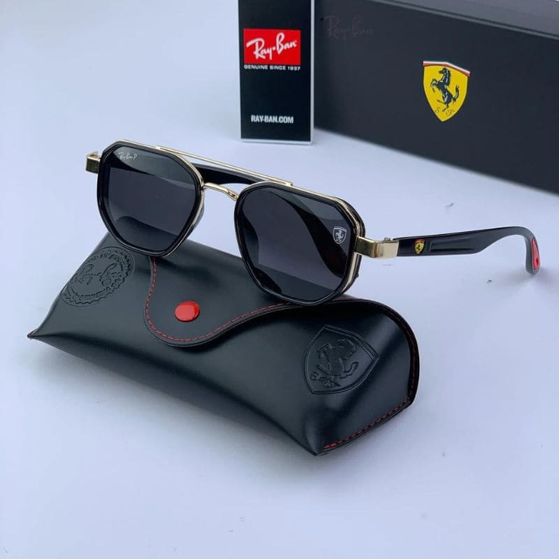 Óculos De Sol Rayban Ferrari Scuderia com 1 ano de garantia BLACK FRIDAY