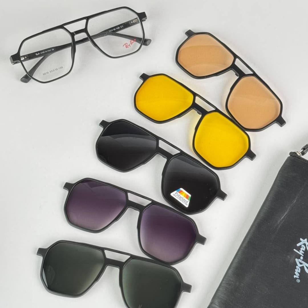 Óculos Magnético de Titânio com Garantia de 1 ano ( COLOQUE SUA LENTE DE GRAU ) - Lentes com proteção UV e UVA