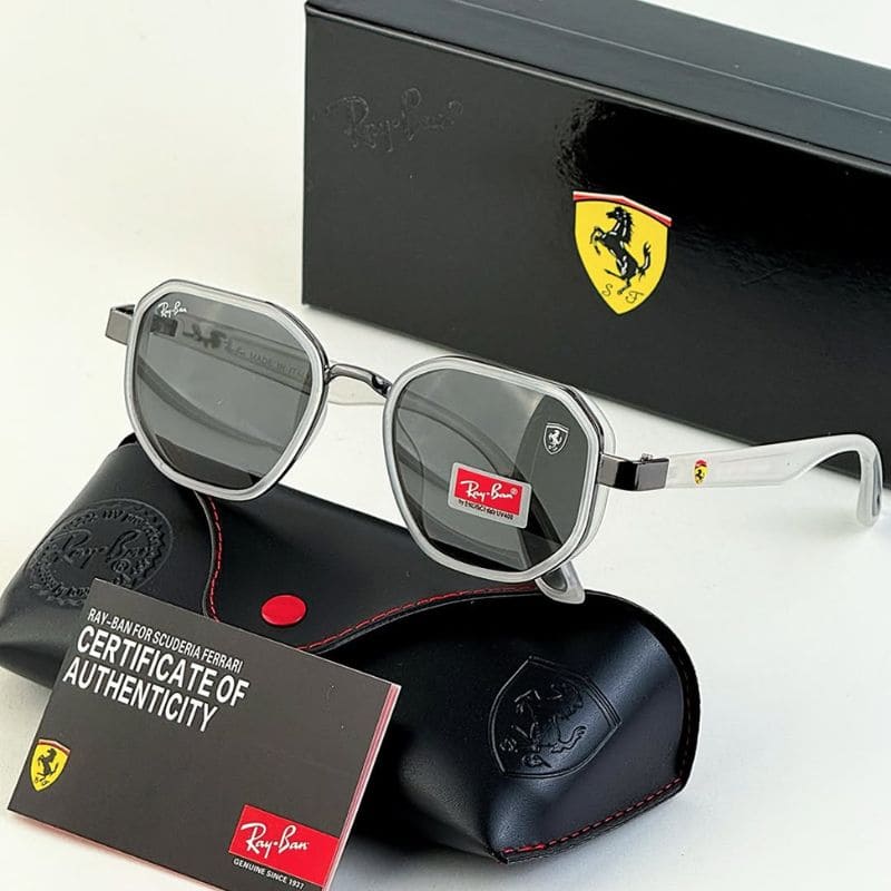 Óculos De Sol Ray-Ban Ferrari - COM 1 ANO DE GARANTIA - PROMOÇÃO NATAL - APENAS 30 UNIDADES DISPONÍVEIS