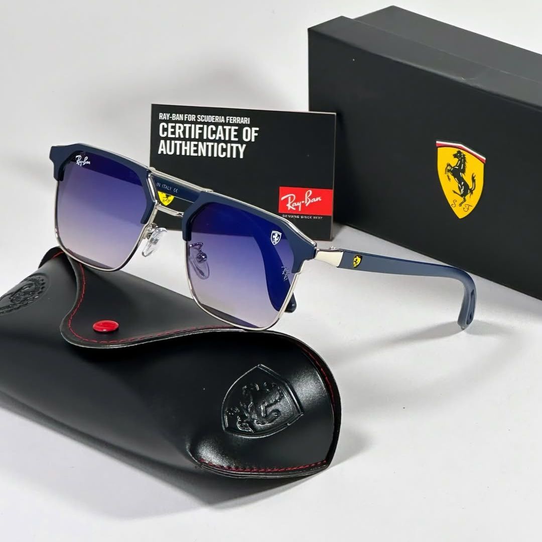Kit Casal The Black Ray-Ban Ferrari Scuderia - 1 Ano de Garantia - Dia dos Namorados