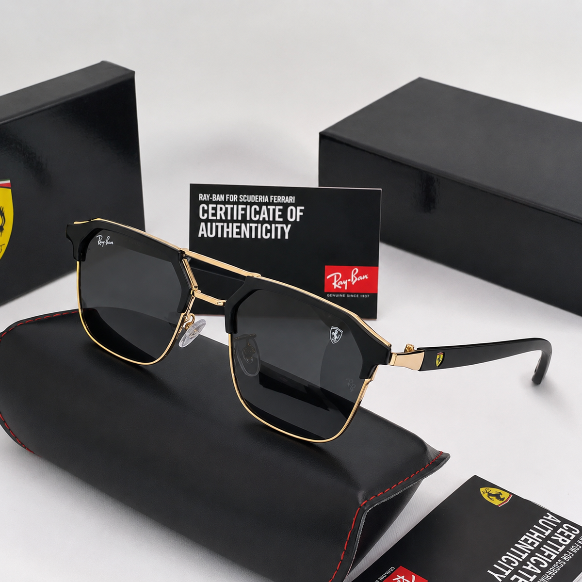 Ray-Ban Scuderia Ferrari® Polarizado - 1 Ano de Garantia • Últimas Unidades